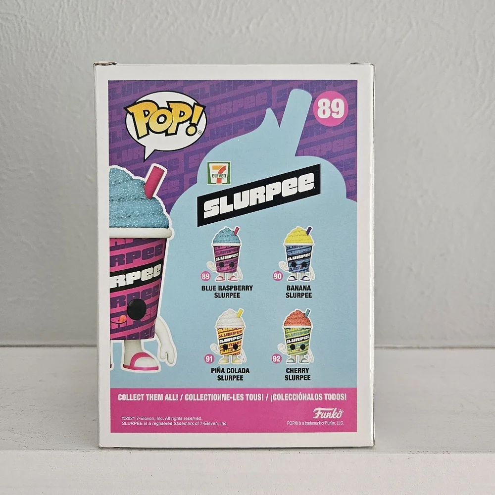 New In Box- Funko Pop! 7-11 Blue Rasberry Slurpee Figure- Glitter Exclusive-#89